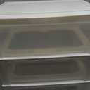 IRIS USA 3-Drawer Wide Storage Cart with Wheels, Organizer, White