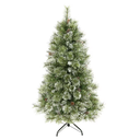 Best Selling Home Decor 4.5-ft Pine Pre-lit Artificial Christmas Tree with White LED Lights