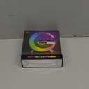 LED Table Lamp with Wireless Charger, G Shaped Night Light Lamp with Bluetooth Speaker, Sunrise Alarm Clock, Smart Mini Atmosphere Lamp for Bedroom, Office, Living Area (Black)