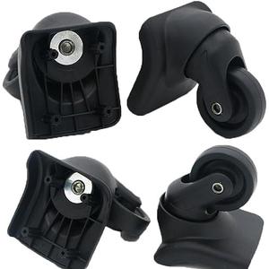 Zoofen Replacement Luggage Wheel Repair Suitcase Bag Parts Spinner Wheels Casters for Travel Customs Box W044 (A Set 4PCS)