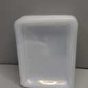 QTLCOHD 20 Pcs Clear Plastic Art Trays, 8.27 x 11 x 1.2 Inch Activity Crafts Organizer Tray, Serving Tray for Home, School, Kids, DIY Projects, Painting and Beads