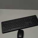 Wireless Keyboard and Mouse Combo, Full Size Silent Ergonomic Keyboard and Mouse, Long Battery Life, Optical Mouse, 2.4G Lag-Free Cordless Mice Keyboard for Computer, Mac, Laptop, PC, Windows
