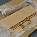 Johuivo Brown Paper Bags with Handles, 50 Pcs Brown Shopping Paper Bags, Recyclable Kraft Gift Bag and Retail Bag for Small Business, Grocery, Party Favors, 16x6x12 Inches