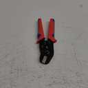 Wire Crimping Tool with Ratchet, Amliber Ratchet Wire Crimper Tool for Open Barrel Terminal Connectors, Electrical Crimping Tool for Deutsch DELPHI AMP Dupont TYCO Terminals, 24-14 AWG