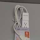 Belkin 6Outlet Surge Protector Power Strip, 6ft Cord, 360° Rotating Plug  1080 Joules Protection