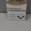 24 Pcs Chair Leg Floor Protectors for Hardwood Floors Silicone Covers Felt Pads Furniture Leg Caps Anti-Scratch Reduce Noise Fit (15/16" to 1-5/16")