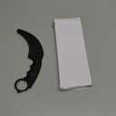 Karambit Trainer Knife Without Cutting Edge Karambit Practice Training Knife with Sheath for Beginner 100% Safe Trainer Tool