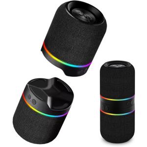 ADX True Wireless Stereo Split Speakers  Detachable Wireless 5.3 System with Dual 52mm Drivers for Immersive Cinematic Audio & Clear Outdoor Volume (Black)
