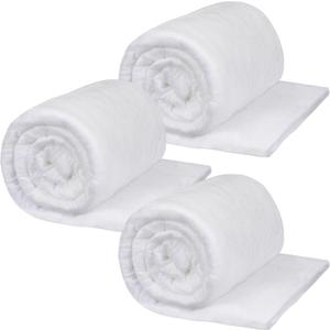Palonu Snow Blanket, 3 Roll 3 x 8 Ft Artificial Snow Blankets for Christmas Decorations - Thick White Soft and Fluffy Fake Snow Cover for Under Tree Xmas Decor, Holiday and Winter Village Displays
