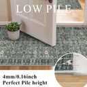 Washable Hallway Runner Rug 3x16: Non Slip Runner Rugs with Rubber Backing