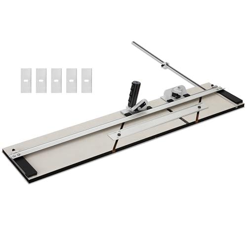 32" Compact Mat Cutter for Framing – Compatible with Logan 350-1, Board-Mounted Cutter with Bevel & Straight Cutting Heads, Guide Rail & Mat Guide, Ideal for DIY, Picture Frame, Artwork & More
