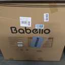 Babelio Removable & No Bottom Bar Baby Gate, 29-43" Hardware Mounted (Drill Needed)| Wide Walk-Thru| Auto-Close Safety Dog/Pet Gate for Stairs & Doorways (Black, 29-43" W, 30" H)