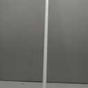 Amazon Basics No Drilling Spring Tension Curtain Rod, Easy to Install, Adjustable 54-90" Width, Sturdy, White, Classic Finial