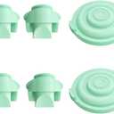 6 Pack Breast Pump Parts, 4pc Duckbill Valves & 2pc Pump Seals Diaphragm Compatible with Wearable Elvie Breast Pump, Pump Parts Replacement Valves Membrane Parts