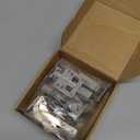 WANLIAN 170 Degree Hinges Frameless Cabinet Door Hinges Hidden Hydraulic Adjustable Mounting Hinges Soft Closing Stainless Steel Buffer Damping Wardrobe (2 Pairs of Cabinet Hinges)