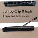 Acocony 11x17 Clipboard with Hardware Corner Guard Vertical Extra Large Clipboard Hardboard with 8 Inch Jumbo Lever Clip 11 x 17 Clipping Board Log Color 1 Pack