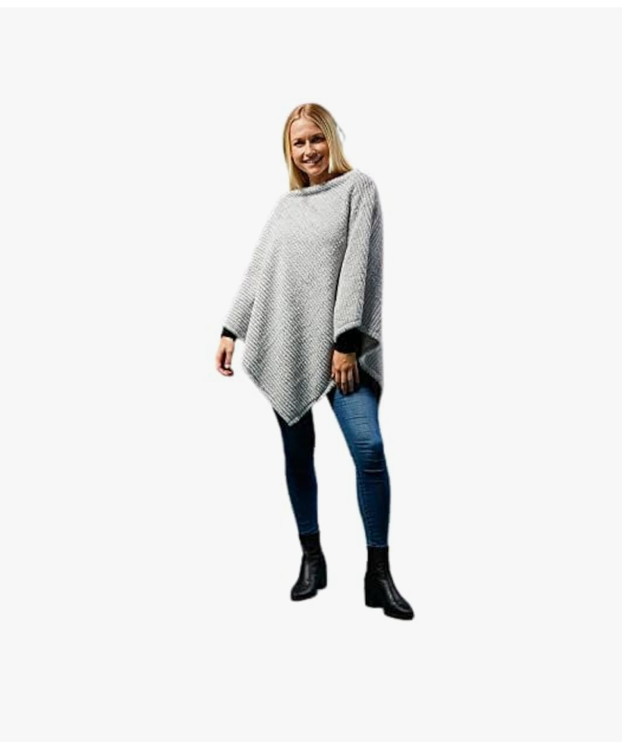 OEKO TEX  Women's Knit/Crochet Poncho Collection