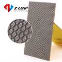 Diamond Paper Sheet Electroplated Mini Size Sandpaper Hook and Loop Nylon Backing for Hand Polishing Glass Porcelain Ceramic 120grit
