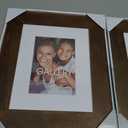 Malden 8x10 Matted Picture Frame - Made to Display Pictures 5x7 with Mat, or 8x10 wihtout Mat - Walnut  2 Packs