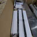 Twin Over Twin Bunk Bed, Metal Low Profile Bunkbeds with Full-Length Guardrail and Ladder, Space Saving, No Boxing Spring Needed, Black