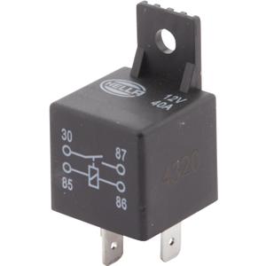 HELLA 965400071 12V, 4 Pin, Mini ISO Relay with Bracket