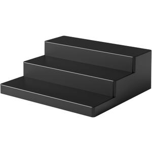 Yieach Cologne Perfume Organizer for Men,3 Tier Cologne Display Shelf & Fragrance Rack,Black Cupcake Stand and Display Risers for Action Figure,Funko Pop Display,Collectibles,Makeup,Perfume Shelf,1Pcs