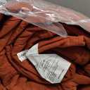 B2EVER Damask Quilt California Cal King Size Bedding Sets with Pillow Shams, Boho Oversized Lightweight Soft Bedspread Coverlet, Burnt Orange Quilted Blanket Bed Cover, 3 Pieces, 118x106 inches (Red)