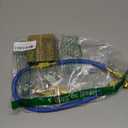 R290 and R600A Charging Manifold Hose Kit, R600A Refrigerant Recharge Kit with Piercing Can Tap Opener 1/2 Acme to 1/4, 7/16 to 1/4 Self-Sealing Can Tap, Gauge Pressure 600 PSI