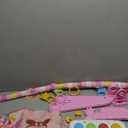 Baby Play Mat for Babies 0-6 Months,Piano Tummy Time Activity Mat with Music,Play Mat for Babies with 5 Linkable Toys Pink-21