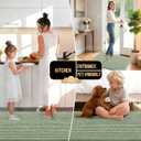 OLANLY Thick Bathroom Rugs 30x20, Extra Soft Absorbent Chenille Bath Rugs, Rubber Backing, Machine Wash Dry, Bath Mats for Bathroom Floor, Tub and Shower, Home Decor Accessories, Sage Green