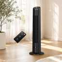 Uthfy 31" Tower Fan for Bedroom, Voice Control, 15H Timer, 26ft/s Airflow