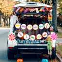 2 x Tegeme Religious Candy Trunk or Treat Car Decorations Kit Halloween Party Favors Christian Car Garage Door Decor with Candy Lollipop Banner