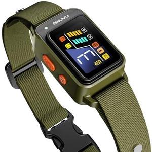 Bark Collar-Rechargeable Smart Barking Collar- Anti Bark Training Collar with Adjustable Sensitivity Beep Vibration Shock- Bark Shock Collar for Small Large Medium Dogs