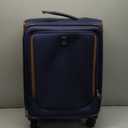 Travelpro Crew Classic Lightweight Softside Expandable Checked Luggage, 8 Wheel Spinner Suitcase, TSA Lock, Men and Women, Checked Medium 25-Inch, Patriot Blue