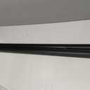PVC Slide-On Door Bottom | Adjustable Plastic Weatherstrip Door Bottom with Drip Cap | 3 Feet (36-Inch) | for 1 3/4 Doors | Black | Fits Gaps 3/8 to 7/8 | Made in The USA