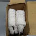 2 Pack Small Woven Basket with Gift Bags and Ribbons, Empty Decorative Gift Chest Box, Cute Baby Gift Basket for Nursery, Cotton Rope Room Shelf Storage Basket with Handles, All 12"x 8"x 5",White