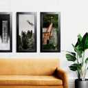 10x20 Picture Frame Black, Panoramic Picture Frame for Wall Decoration, Classic Black Minimalist Style Suitable for Decorating Houses, Offices, Hotels（1 Pack）