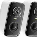 Rraycom Security Cameras Wireless Outdoor, 2Pack Battery Powered AI Motion Detection Siren Alarm Surveillance Camera for Home Security,2K Color Night Vision, 2-Way Talk, Waterproof, Works/Alexa