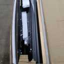 HOMCOM Kitchen Island Cart with Rubber Wood Top, Rolling Kitchen Island Table on Wheels with Drawers, Adjustable Shelves, Spice Rack and Towel Rack for Dining Room, Black