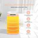 Towel Warmer for Bathroom, 23L Large Hot Towel Warmers Bucket with LED Display, 3 Heating Modes, Up to 24 Hour Delay, Spa Luxury Towel Heater for Oversize Bathrobes Blankets (12.6*12.6*18.5 inches, Orange)