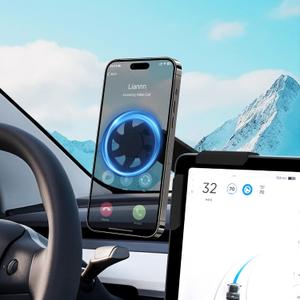 Tesla Phone Mount Holder for Tesla 3/Y/S/X Accessories Screen Holder Center Console Display Phone Accessories