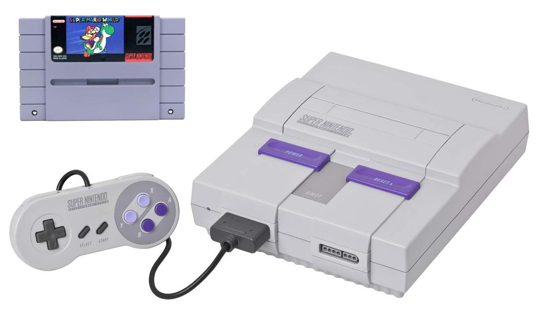 Super Nintendo SNES Bundle with Super Mario World