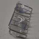 Toplife Sponge Holder for Kitchen Sink, Stainless Steel Suction Cup Sponge Caddy - Silver