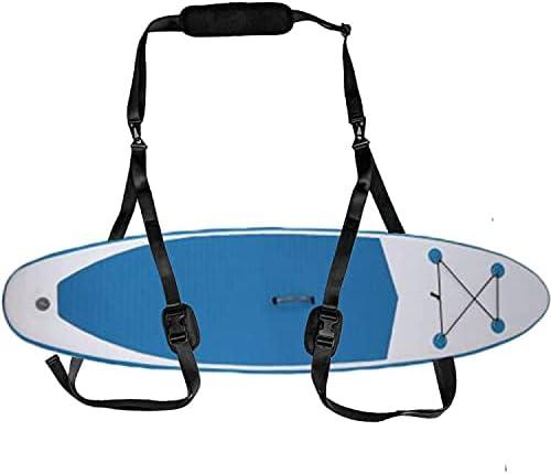 Kayak Carry Strap Portable Stand up Surfboard Shoulder Strap Paddleboard Canoe SUP Carring Strap Adjustable Nylon Carry Belt