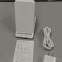 Wireless Charging Station, 3 in 1 Fast Wireless Charger Stand for Multiple Devices Apple Watch Ultra Series 11 10 9 8 7 6 SE 5 4 3 2, iPhone 17 16 15 14 13 12 11 Pro Max/Plus/Air/X/XS/XR/SE, Airpods (White)