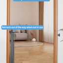 Veraste (2 Pack) Retractable Baby Gate for Doorways and Stairs, Mesh Safety Gate for Pet, Indoor & Outdoor Use, One-Hand Operation, Easy Installation, 33.6" Tall, Expands to 55" WideGrey,33.6"x55"
