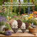Handmade Fiber Bird Nesting Heart, Refillable Birds Haven 1 Heart Shape Hummingbird Nesting and 2 Bags of Nest Materials, Winter Fowl Gifts Animal Hummingbirds Lovers Home Garden Yard