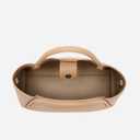 NEWBELLA Tote Bag for Women, Vegan Leather Crossbody Shoulder Bag, Top Handle Satchel Purse for Work, Travel, Daily Use (Apricot-1)