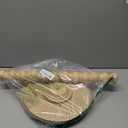 Round Side Table, Small Drink Table for Small Spaces, Modern Accent End Table with Solid Wood Leg for Living Room, Bedroom, Corners, and Office (Natural)