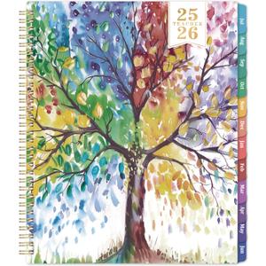 Teacher Planner 2025-2026 - Academic Planner 2025-2026, JUL. 2025 - JUN. 2026, 8.5'' x 11'', with Monthly Coated Tabs + Inner Pocket